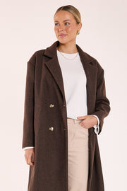 Marlow Coat - Chocolate