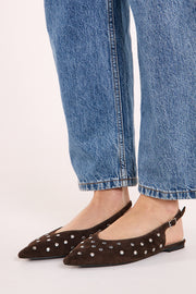 Glacier Flat - Chocolate Suede