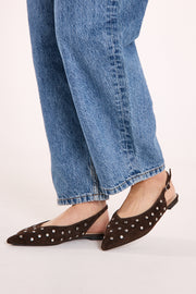 Glacier Flat - Chocolate Suede