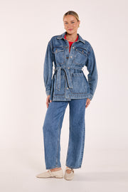 Tate Denim Jacket - Deep Blue