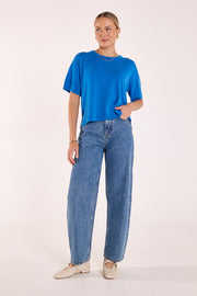 Hartley Top - Cobalt