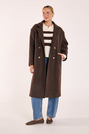 Magnolia Knit - Cream Chocolate Stripe