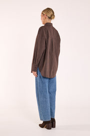 Emily Shirt - Chocolate Stripe