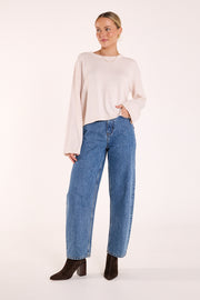 Hartley Long Sleeve Top - Oatmeal