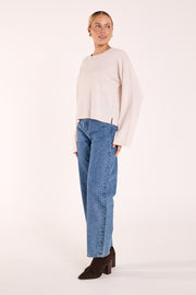 Hartley Long Sleeve Top - Oatmeal