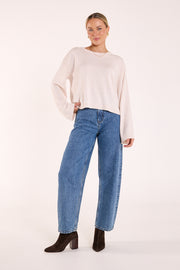 Hartley Long Sleeve Top - Oatmeal