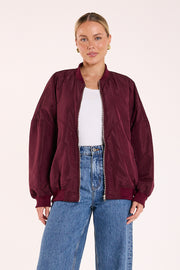 Devon Bomber - Maroon