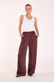 Lennon Pant - Merlot