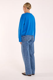 Hartley Long Sleeve Top - Cobalt