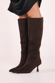 Portie Boot - Dark Cacao Suede