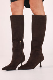 Portie Boot - Dark Cacao Suede