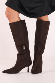 Portie Boot - Dark Cacao Suede