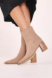 Dessie Boot - Porcini Suede