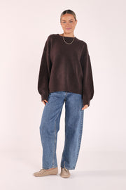 PRE-ORDER Maddie Knit - Chocolate