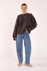 PRE-ORDER Maddie Knit - Chocolate