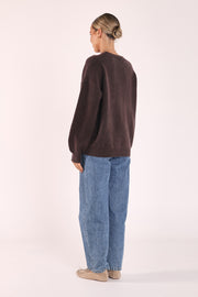 PRE-ORDER Maddie Knit - Chocolate