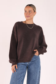 PRE-ORDER Maddie Knit - Chocolate