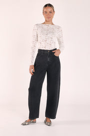 PRE-ORDER Daniella Lace Top - Cream
