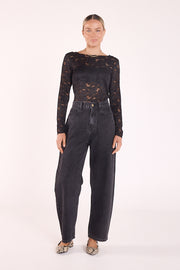 Daniella Lace Top - Black