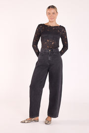 Daniella Lace Top - Black