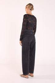 Daniella Lace Top - Black