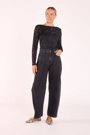 Daniella Lace Top - Black