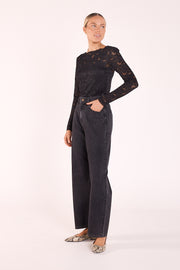 Daniella Lace Top - Black