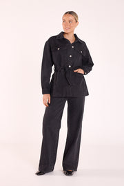 Tate Denim Jacket - Black