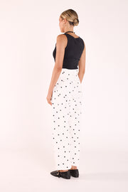 Lola Barrel Jean - Black Spot