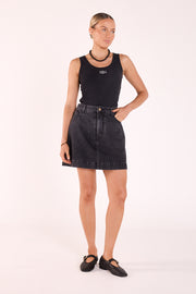 Cassie Skort - Washed Black