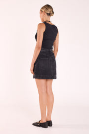 Cassie Skort - Washed Black