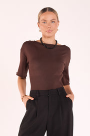 Kennedy Top - Chocolate