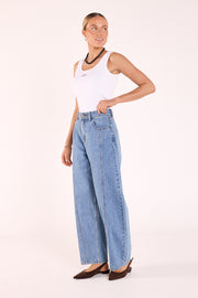 PRE-ORDER Lola Barrel Jean - Panel Deep Blue