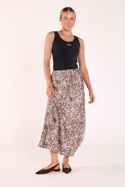 Kiara Skirt - Leopard