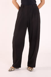 Andie Barrel Pant - Black