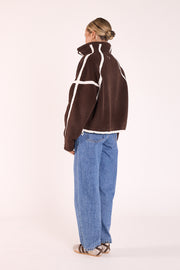 Auckland Sherpa Jacket - Chocolate