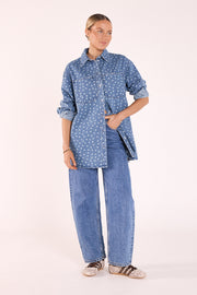 PRE-ORDER Violet Shirt - Denim Spot