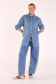 PRE-ORDER Violet Shirt - Denim Spot