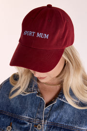 Lulu Cap - Sport Mum Burgundy