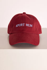 Lulu Cap - Sport Mum Burgundy