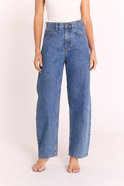 PRE-ORDER Lola Barrel Jean - Deep Blue