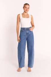 PRE-ORDER Lola Barrel Jean - Deep Blue