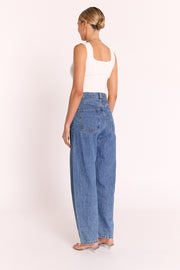 PRE-ORDER Lola Barrel Jean - Deep Blue