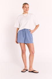 Lottie Short - Blue Gingham