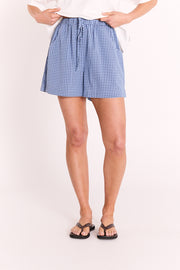 Lottie Short - Blue Gingham