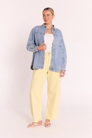 Lola Barrel Jean - Butter