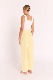 Lola Barrel Jean - Butter