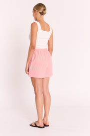 Winnie Short - Peach Stripe