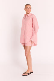 Winnie Shirt - Peach Stripe