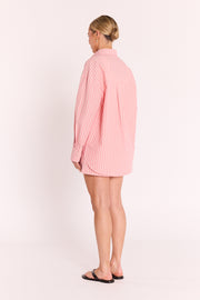 Winnie Shirt - Peach Stripe